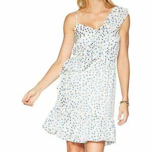 Lilly Pulitzer White Dress with Blue Polka Dots